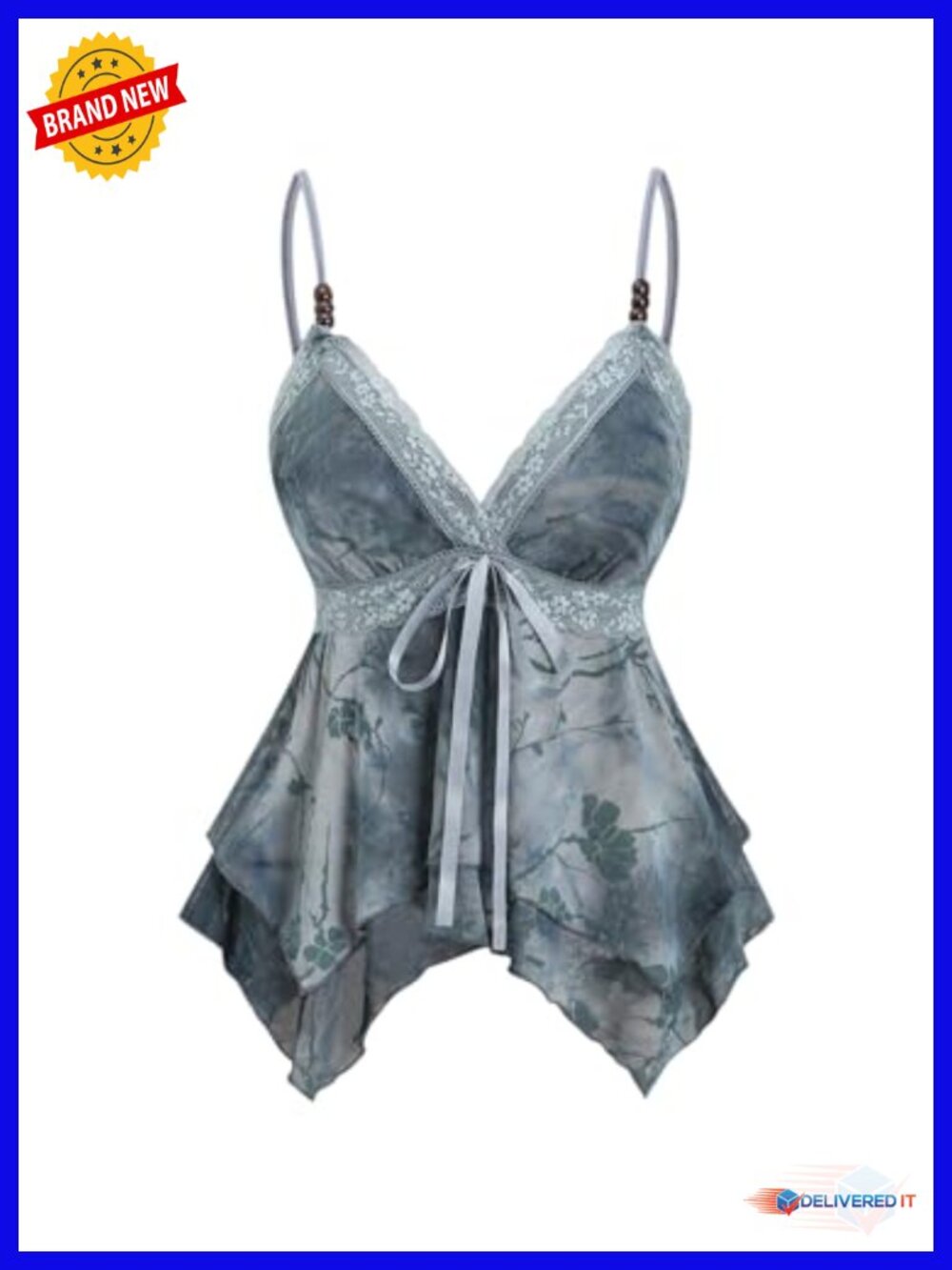 Verdusa Women's Y2K Lace Babydoll Tank Top Sleeveless Cute Shirt
